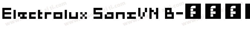 Electrolux SansVN B字体转换